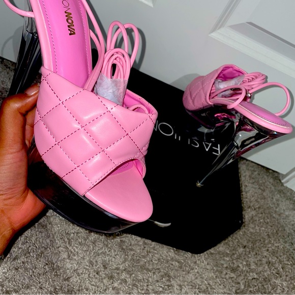 Fashion Nova Shoes Fashion Nova Pink Platform Heels Poshmark